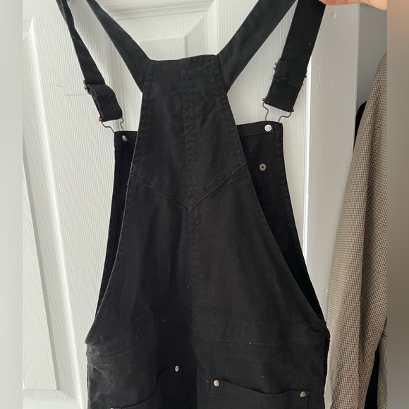 Asos Black Denim Overalls - Picture 5 of 6